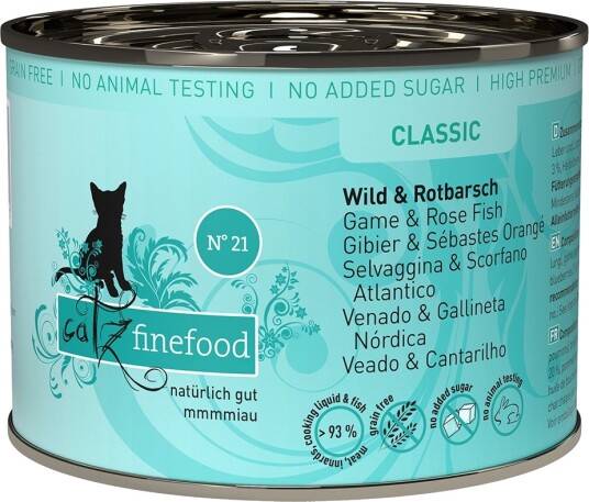 Catz Finefood Vilt & Rødfisk 6 X 200 G
