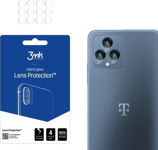 3Mk Hybridglass For Kameralinse 3Mk Lens Protect T-Mobile T Phone Pro 5G/Revvl 6 Pro 5G [4 Pack]