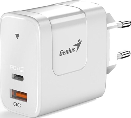 Genius Maitinimo Šaltinis / Nettverksadapter 65W, 2-Porter, Usb-C, Usb-A, Pd-65Ac Genius Maitinimo Šaltinis / Nettverksadapter 65W, 2-Porter, Usb-C, Usb-A, Pd-65Ac