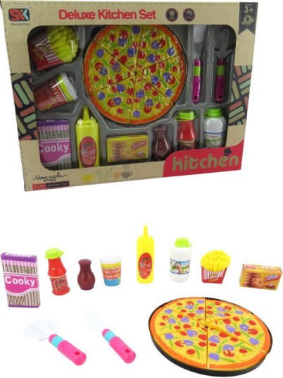 Pizza lekemat med tilbehør Pizza lekemat med tilbehør