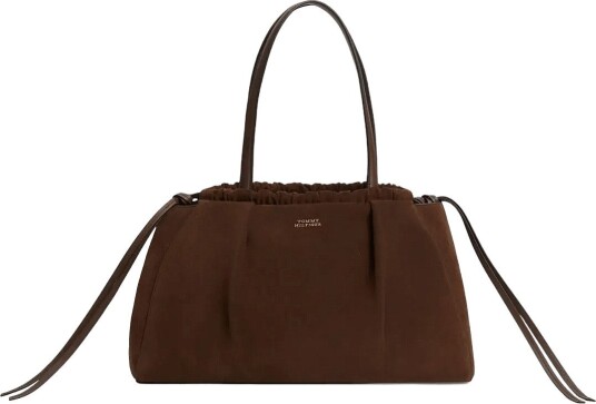 Tommy Hilfiger Soft Leather Hobo Suede FONDANT BROWN One Size Tommy Hilfiger Soft Leather Hobo Suede FONDANT BROWN One Size