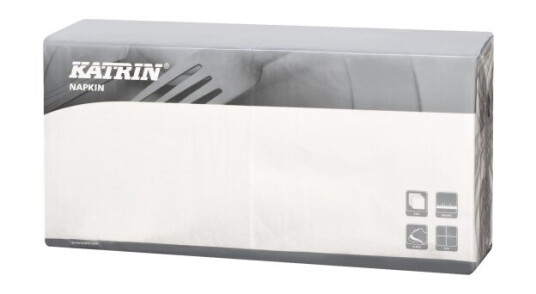 Serviet Fasana 40X40 Cm 3-Lag Hvit,4 Pk X 250 Stk