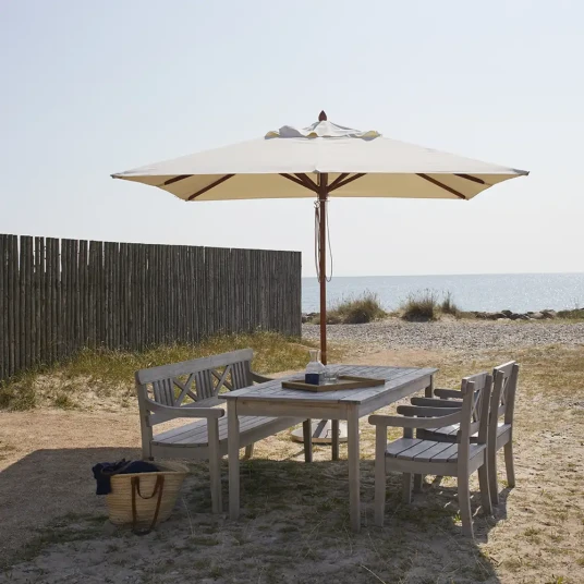 Skagerak Messina Parasol 270 x 270 cm Hvit