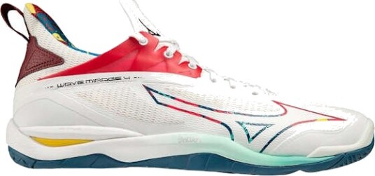 Mizuno Wave Mirage 4 Unisex White/High Visibility/Moroccan Blue 42
