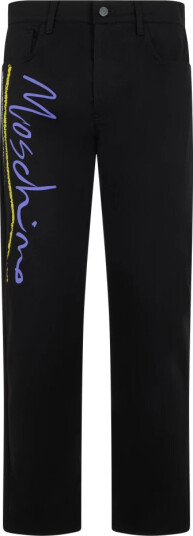 Moschino Herre Bukser Svart S, Moschino Herre Bukser Svart S,