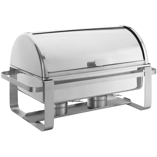 VEGA Chafing Dish Berkley; Størrelse GN 1/1 9 l 63.5x35.5x37 cm (BxDxH); Sølvfarge; Rektangulær