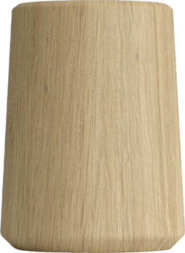 Sackit Oslo bordlampefot eik 10 cm