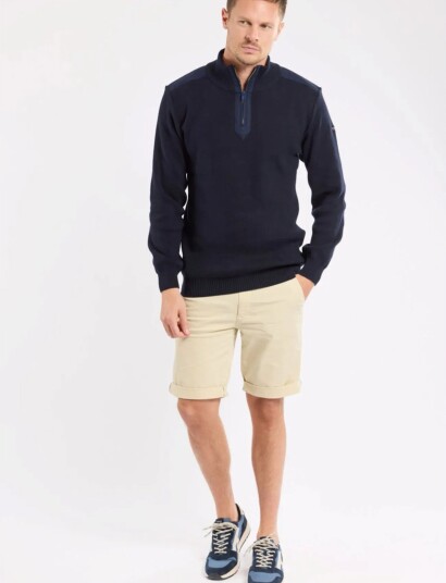 Armor Lux Troyer Sweatshirt   Navy   M