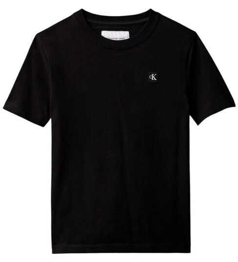 Calvin Klein Mono Mini Badge Reg T Shirt Black 140