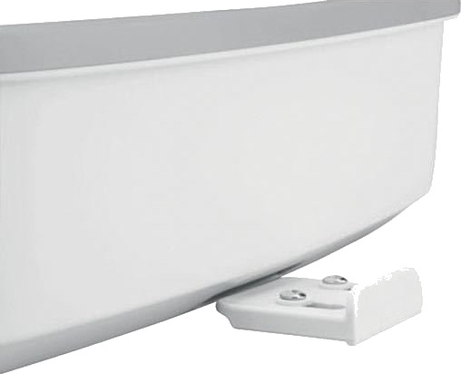 Porta Potti, Monteringsbeslag, Plast, Hvit - 1stk.