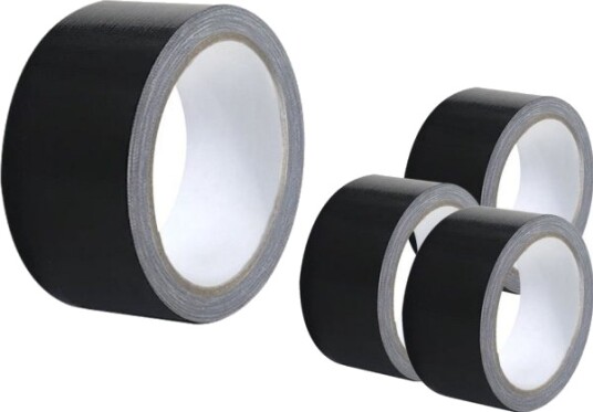 Lean Taśma Patvari Tvirta Universali Juoda Tekstilinė Juosta 48 Mm / 54 Mm