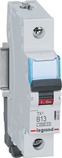 Legrand 10 stk TX³ MCB automatsikring B13 1P 1M 10/10kA