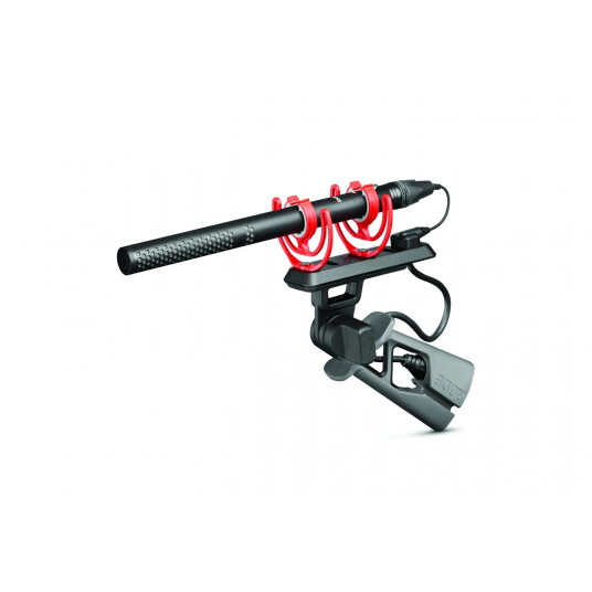 Røde NTG5 Shotgun-mikrofon med Kabel Sett for Mobiltelefon - Svart, Rød, Grå
