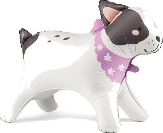 Bulldog Hund Folieballong 75x57 cm Dog Party