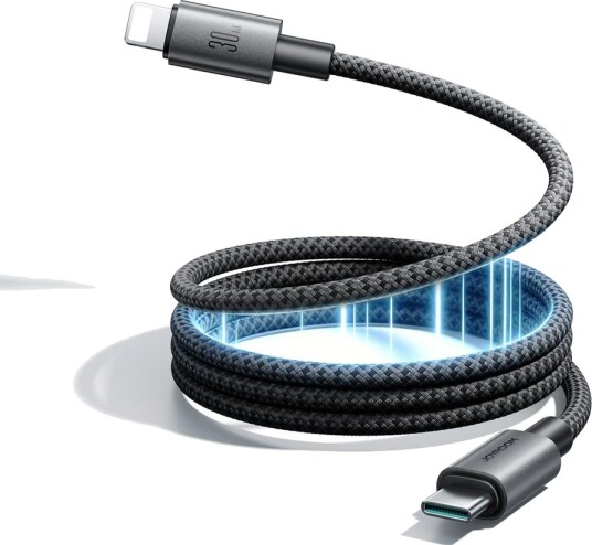 Joyroom MagEase 30W magnetisk selvinntrekkende kabel USB-C til Lightning