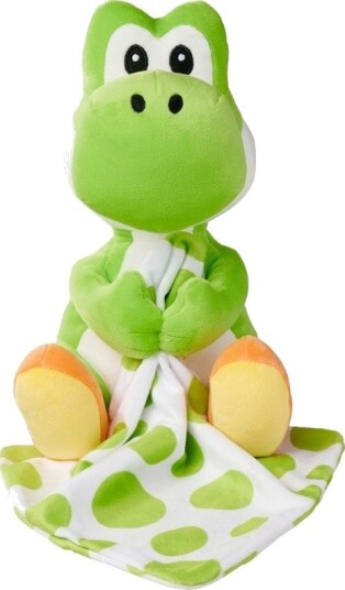 Nintendo Super Mario Yoshi Koseklut Med Bamse 23cm