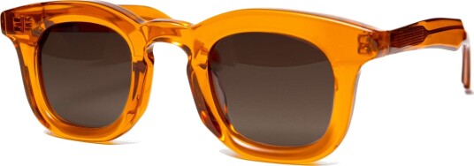 Solbriller Factory fra eo Selection Orange plast Rund Large