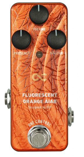 One Control Fluorescent Orange Aiab Distortion / Amp-In-A-Box