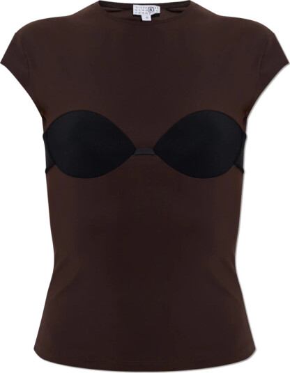 MM6 Maison Margiela Dame Topper Brun XS,