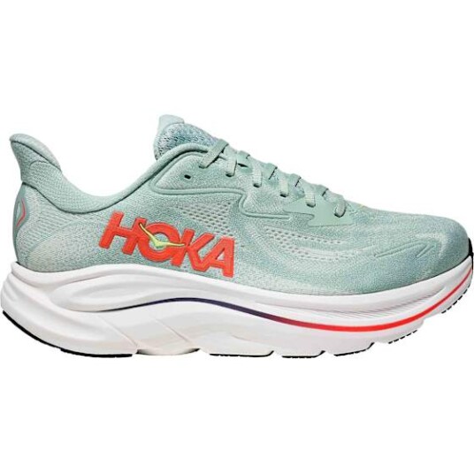 Hoka Men's Clifton 10 Sage/Neon Flame 42 Hoka Men's Clifton 10 Sage/Neon Flame 42