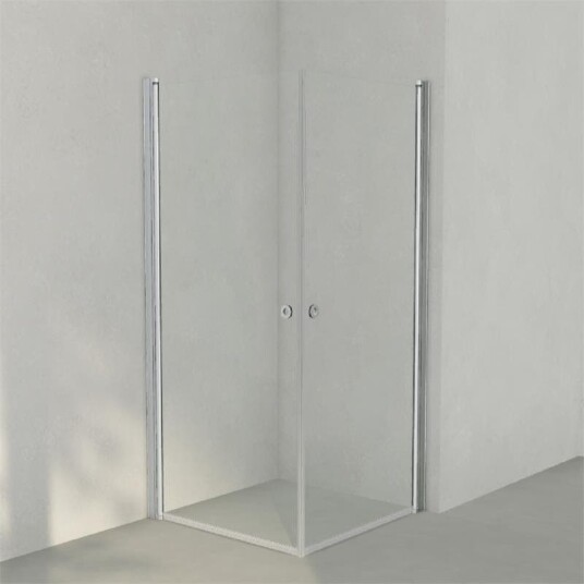 INR Iconic Nordic Rooms Dusjhjørne Linc Angel Original, Klart Glass, Timeless Glass Matt Aluminium / 90x90cm INR Iconic Nordic Rooms Dusjhjørne Linc Angel Original, Klart Glass, Timeless Glass Matt Aluminium / 90x90cm