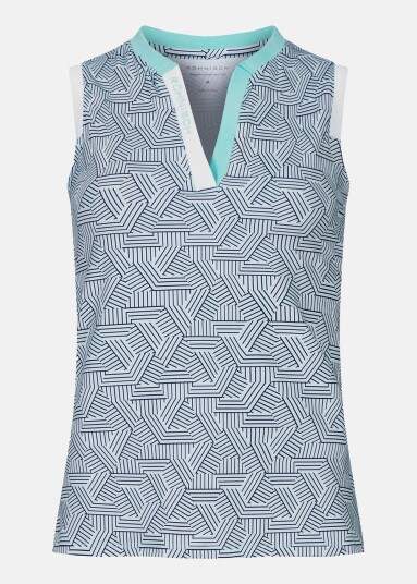 Röhnisch Abby Sleeveless Top Hexagon Mint M Løpesinglet
