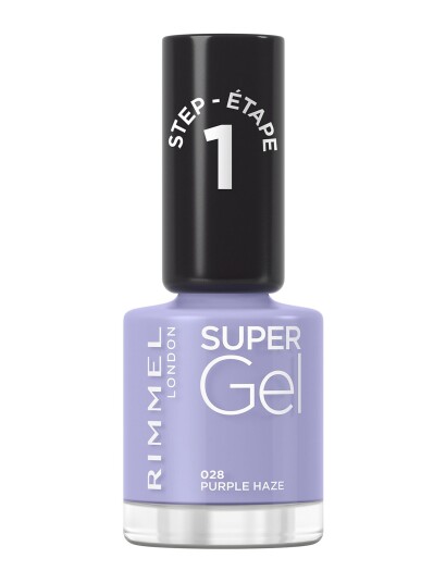 Rimmel Rimmel Super Gel Nail Polish 028 Purple Haze - Purple - 12 ML
