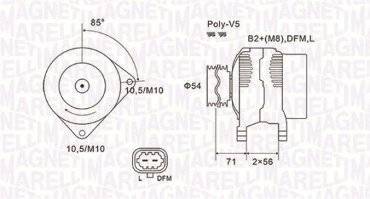 Dynamo MAGNETI MARELLI 063731973010