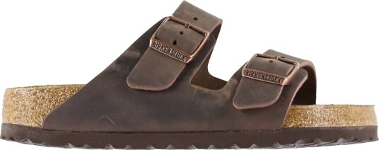 Birkenstock Unisex Arizona Oiled Leather Regular 35, Habana