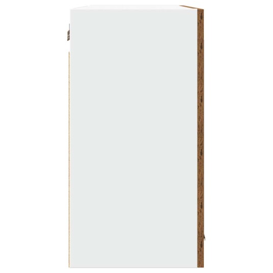 Vegghengt glasskap gammelt tre 80x31x60 cm konstruert tre 8721158436443 Vegghengt glasskap gammelt tre 80x31x60 cm konstruert tre 8721158436443