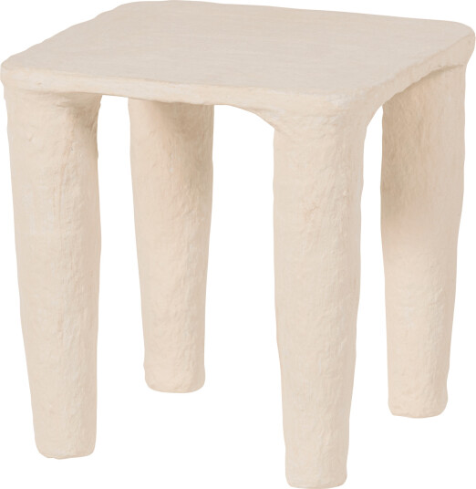 Lavt sidebord Papier Vion 40 cm - Offwhite