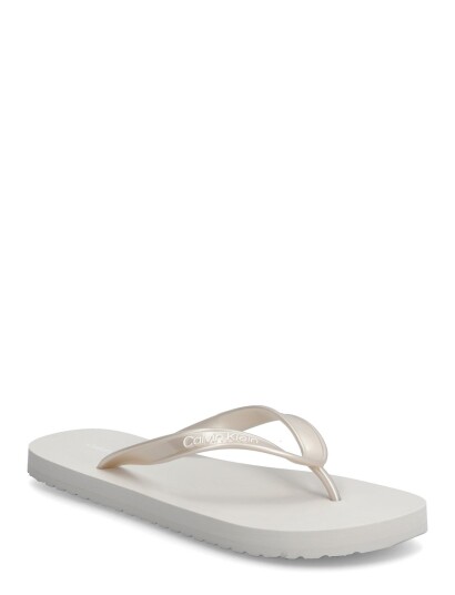 Calvin Klein Flip Flop Tpu Metallic - Silver - 39