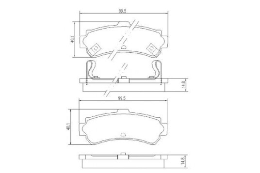 Bremseklosser MAPCO 6659