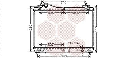 Radiator VAN WEZEL 52002100