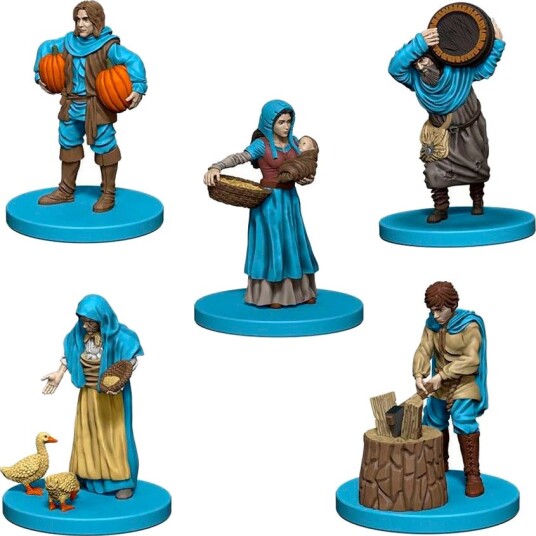 WizKids Agricola Utvidelsespakke – Blå Figurer 5 figurer 20 nye kort