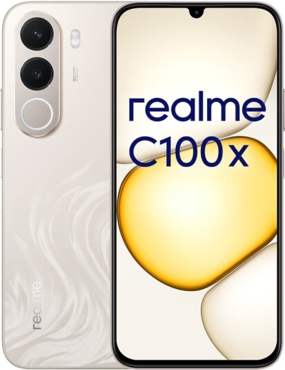 Realme C100x 4GB/256GB Lys Gull Realme C100x 4GB/256GB Lys Gull