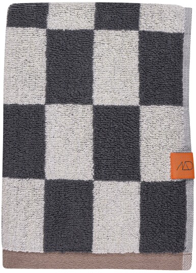 Mette Ditmer RETRO guest towel Dark grey 2-pack