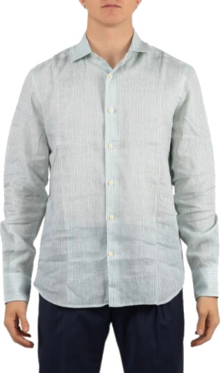 Saint Barth Herre Skjorter Grønn M, Saint Barth Herre Skjorter Grønn M,