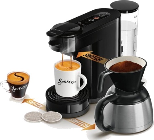 SENSEO® SWITCH 3IN1 HD6594/60 KAFFEMASKIN SORT HD6594/60