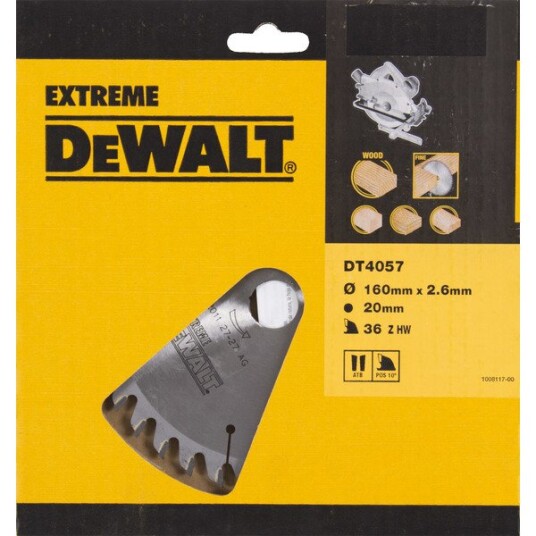 Dewalt Sagbl 160x20x36t dt4057