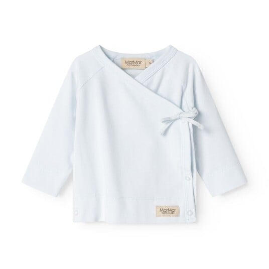 MarMar Modal New Born Light Blue Tut Omslags LS Bluse 2 mdr/56