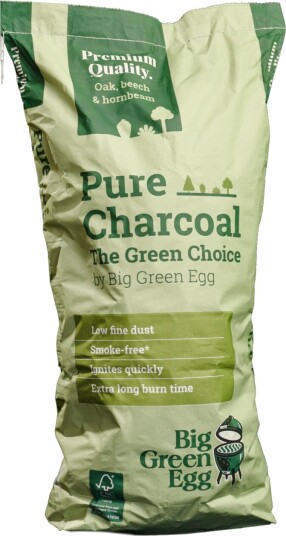 Big Green Egg Pure Charcoal 9 kg Premium grillkull som gir lite røyk Big Green Egg Pure Charcoal 9 kg Premium grillkull som gir lite røyk