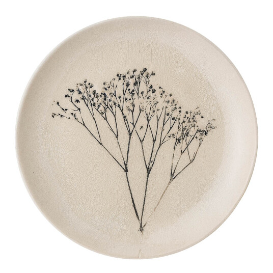 Bloomingville   Bea tallerken 21 cm natur