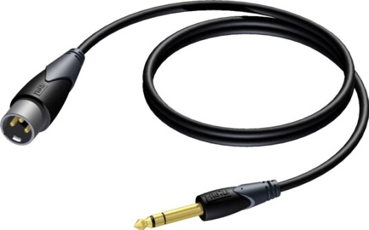 Procab Jack 6,3 Mm Til Xlr 10 M Svart 1Kpcl069