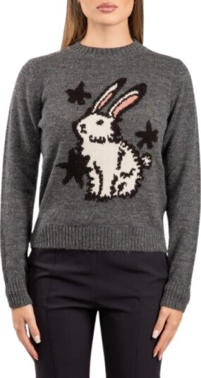 Weekend Max Mara Wkdnitra MEDIUM GREY JACQUARD XS
