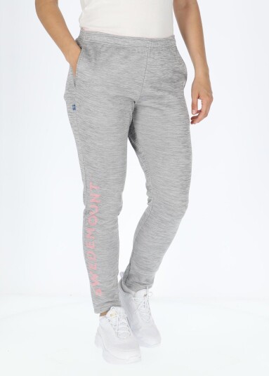 Swedemount Training Logo Pants W Lt Greymelange/Lt Pink 34 Sweatpants