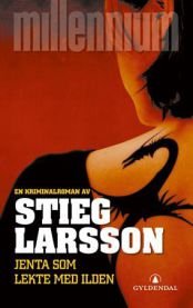 Gyldendal Jenta som lekte med ilden, Pent brukt bok