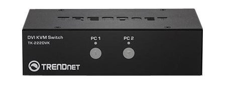 Trendnet Tk 222Dvk - Kvm / Lyd / Usb-Svitsj - 2 X Kvm/Lyd/Usb - 1 Lokalbruker - Stasjonær Trendnet Tk 222Dvk - Kvm / Lyd / Usb-Svitsj - 2 X Kvm/Lyd/Usb - 1 Lokalbruker - Stasjonær