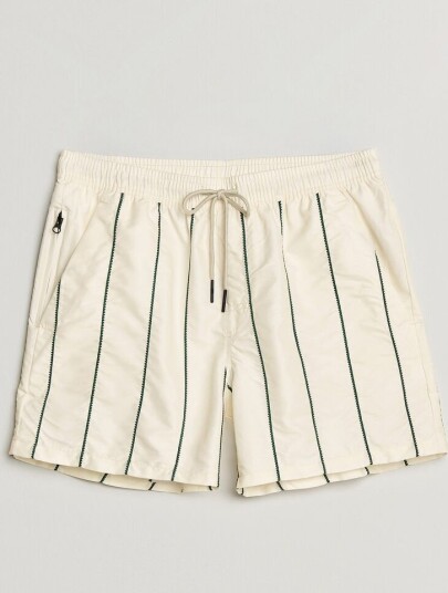 OAS Printed Swimshorts White/Green