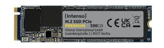 Intenso 2TB M.2 PCIe 3.0 NVMe Solid State Drive for Intern bruk